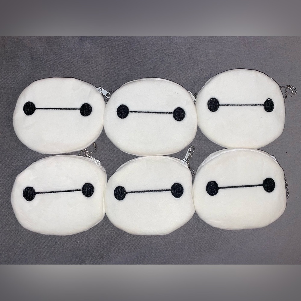 6 BAYMAX COIN POUCHES